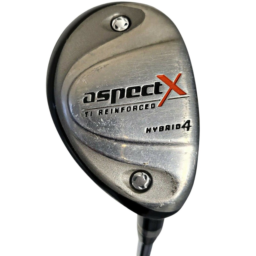 AspectX Ti Reinforced 4-Hybrid Golf Clubs RH Steel Shaft Regular-Flex 39"